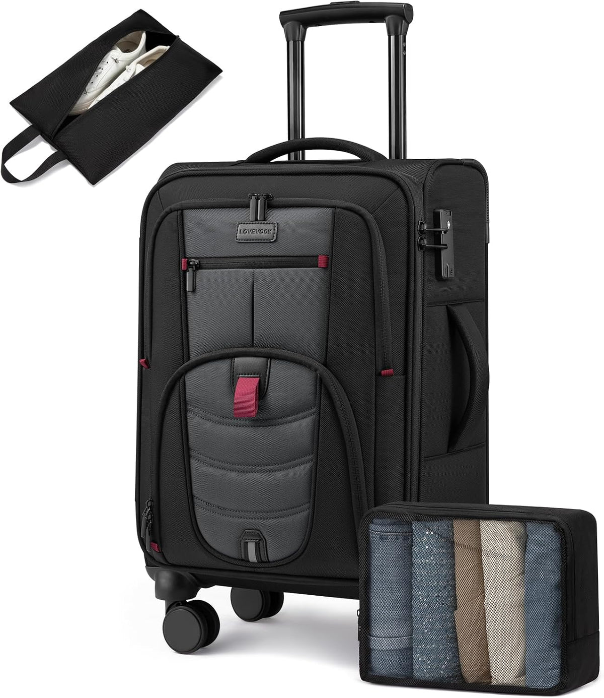 Business Carry On luggage With Laptop Compartment encalife