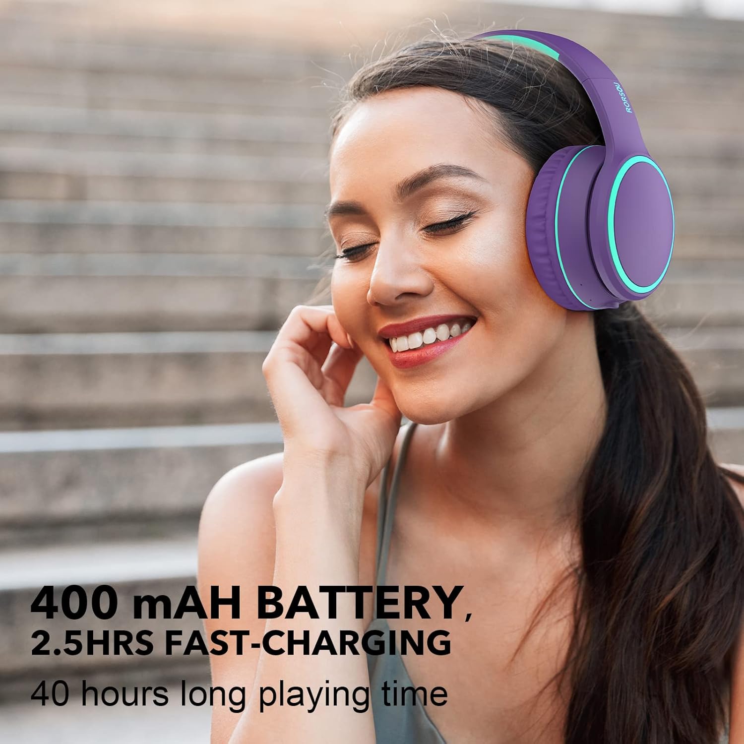 Over Ear Bluetooth Headphones with Deep Bass encalife