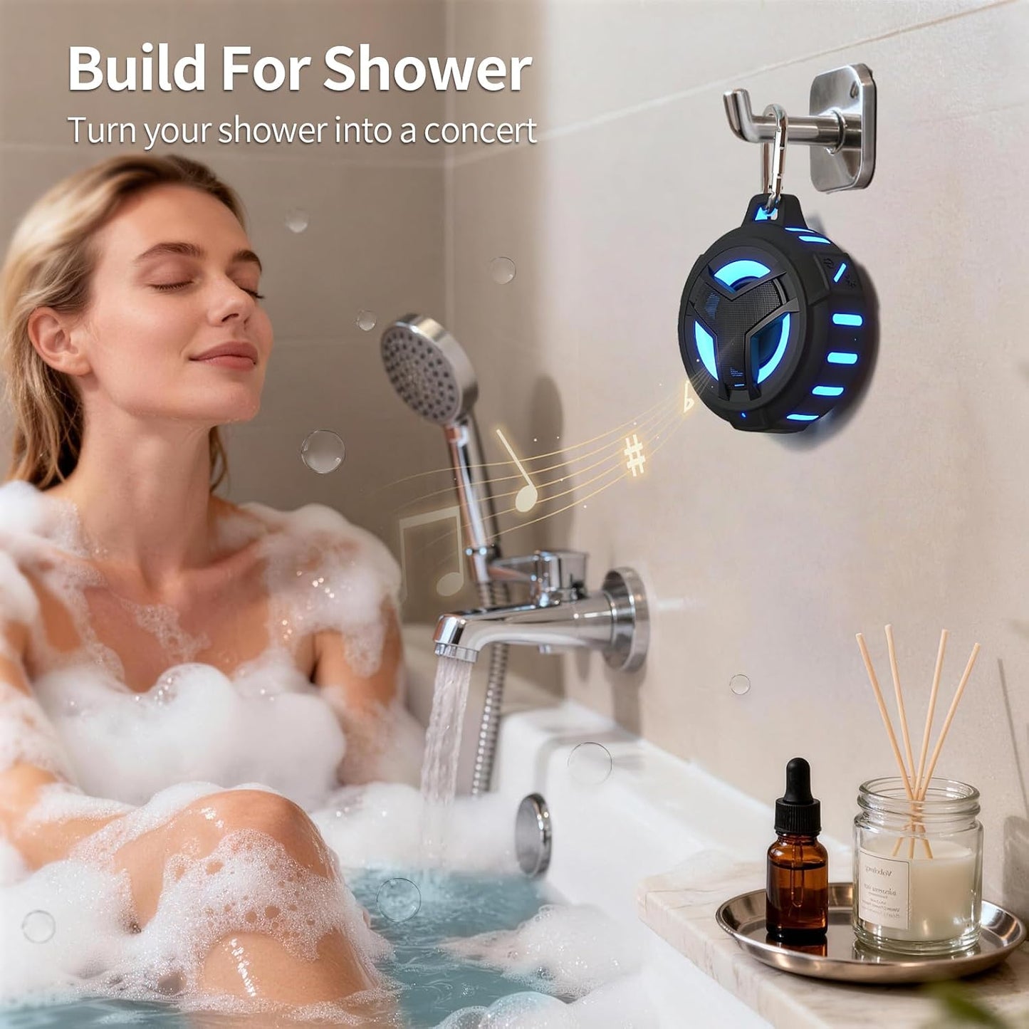 Floating Waterproof Bluetooth Speaker for Outdoor Adventures encalife