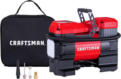 Compact 150PSI Tire Inflator With LED Light encalife