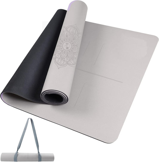 Yoga Mat I Non-Slip Mat with Natural Rubber Base