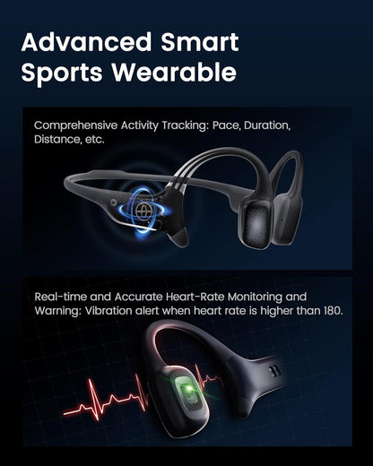 Smart Bluetooth Headphones for Sports Training encalife