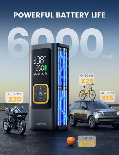 Cordless Tire Inflator For Fast Roadside Repairs encalife