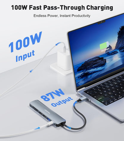 7-in-1 USB C Hub For Laptop Connectivity encalife