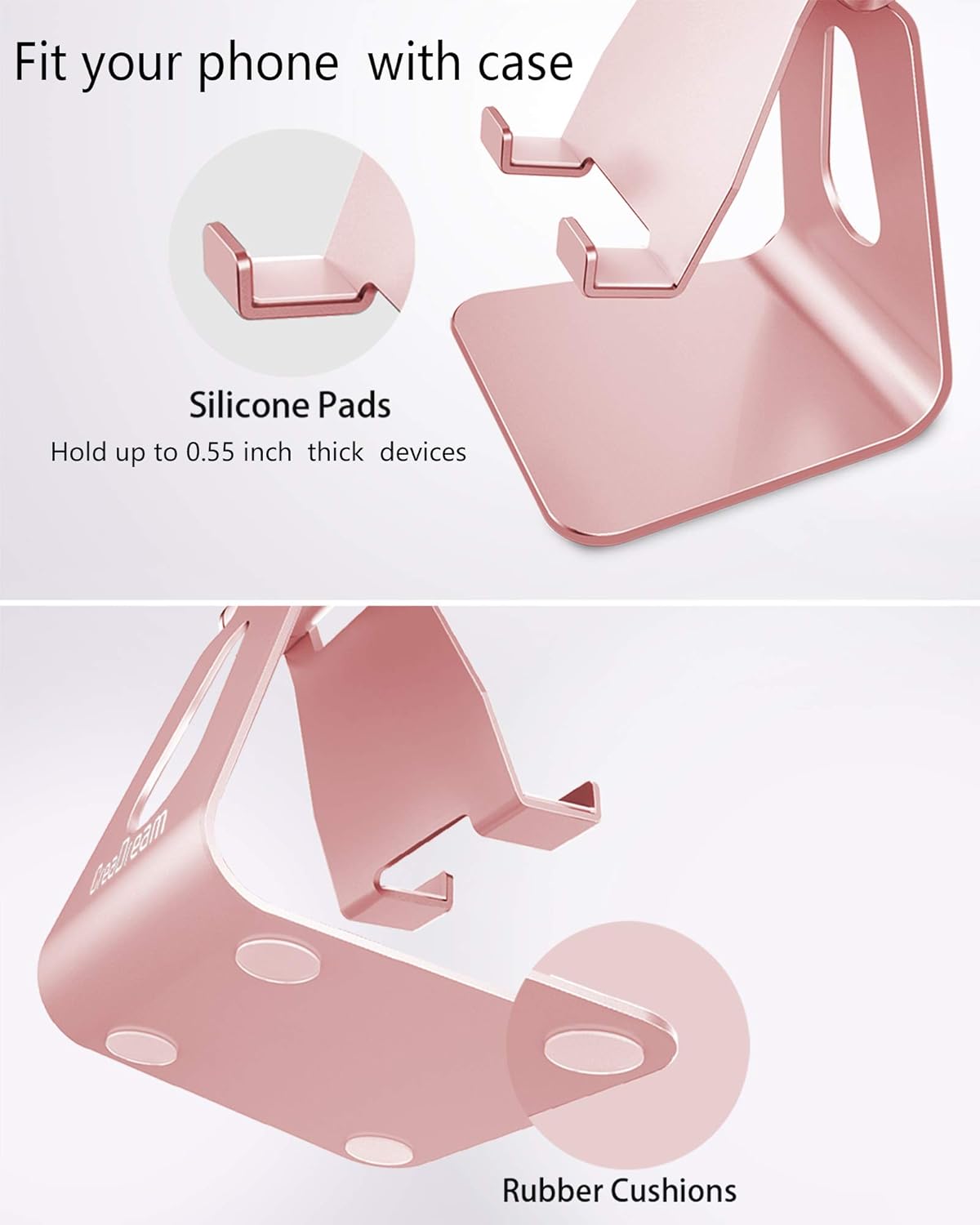 Mobile Stand Multi-Angle Aluminum Desk Phone Holder Dock encalife