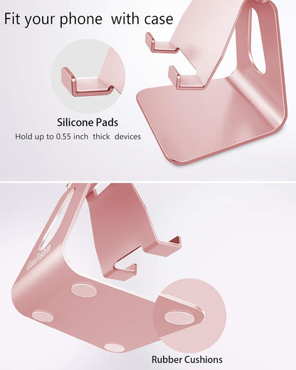 Mobile Stand Multi-Angle Aluminum Desk Phone Holder Dock encalife