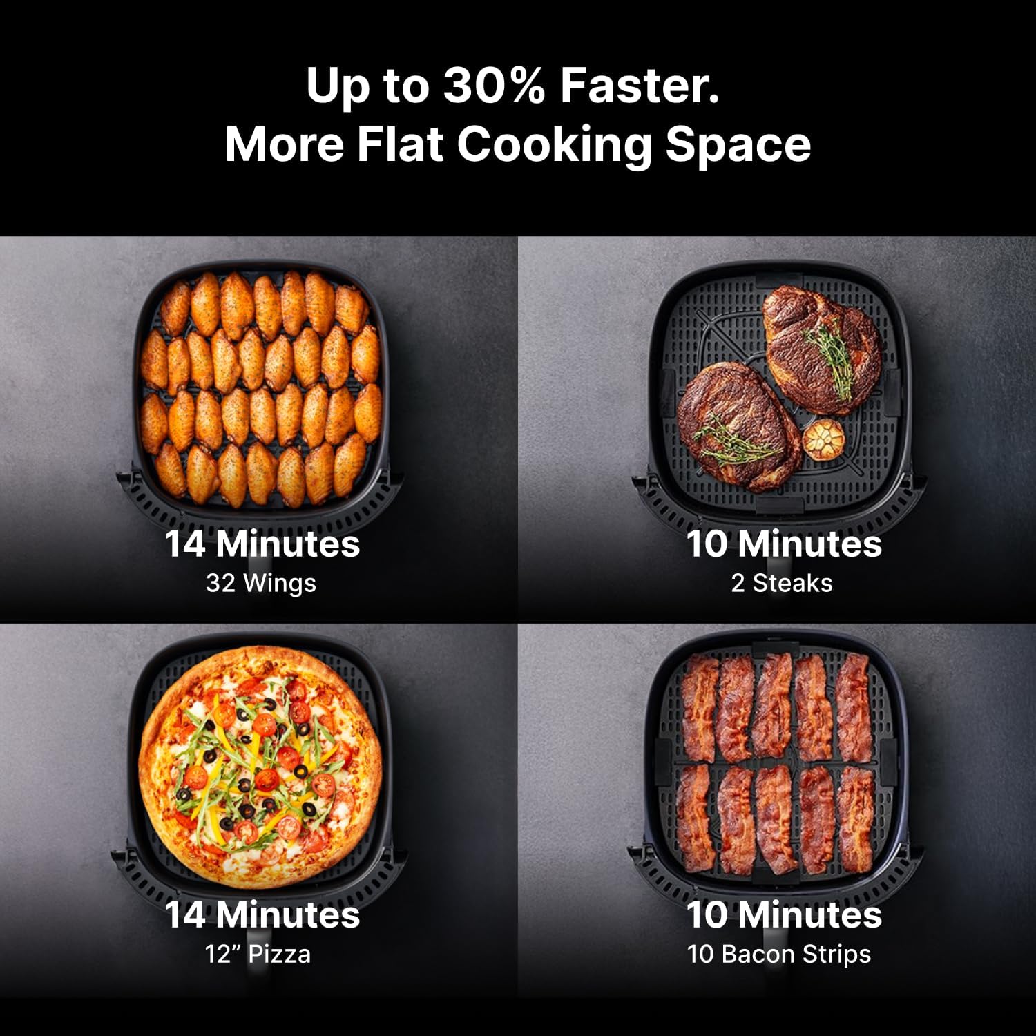 15-in-1 Large Smart Dual-Heating Air Fryer encalife