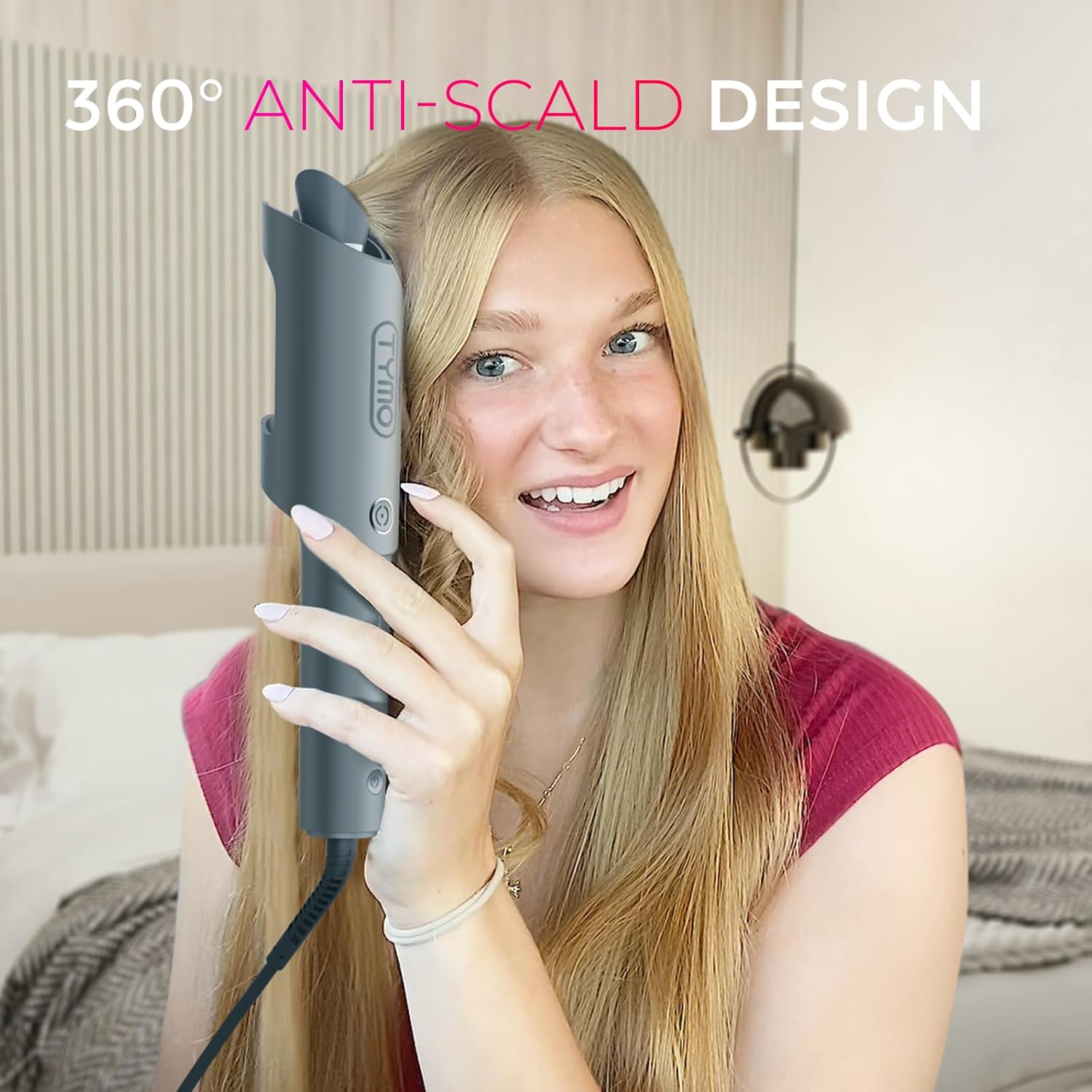 Automatic Curling Iron | Portable Beach Waves Hair Curler encalife