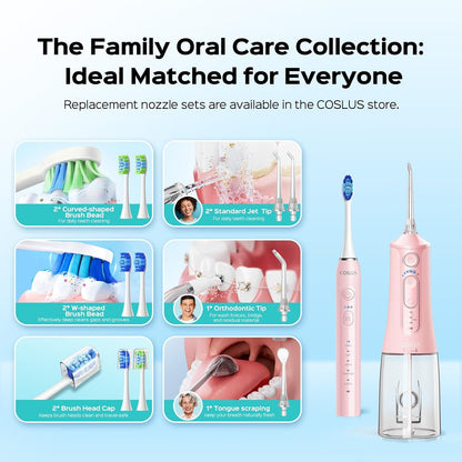 Electric Toothbrush and Water Flosser Combo encalife