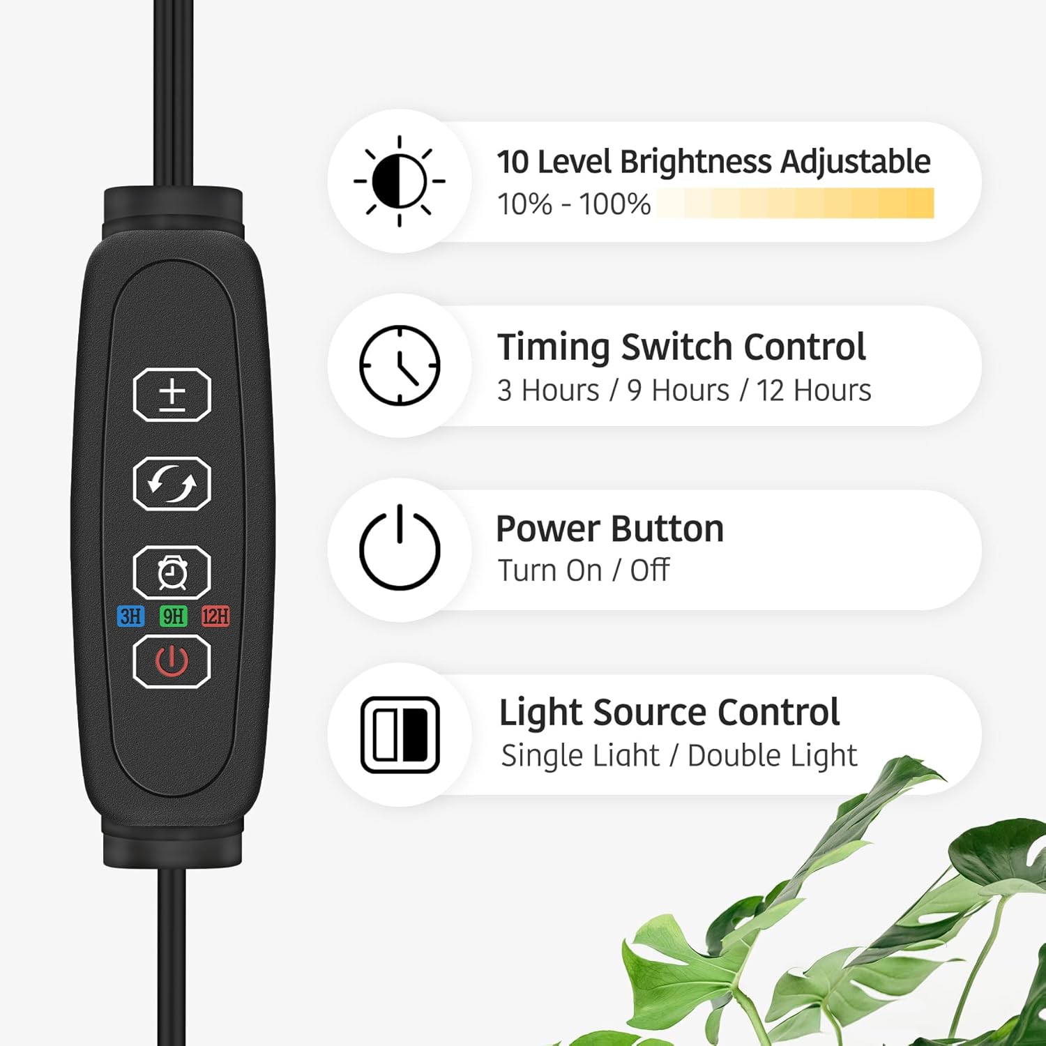 Grow Lights for Indoor Plants I Dual head LED encalife