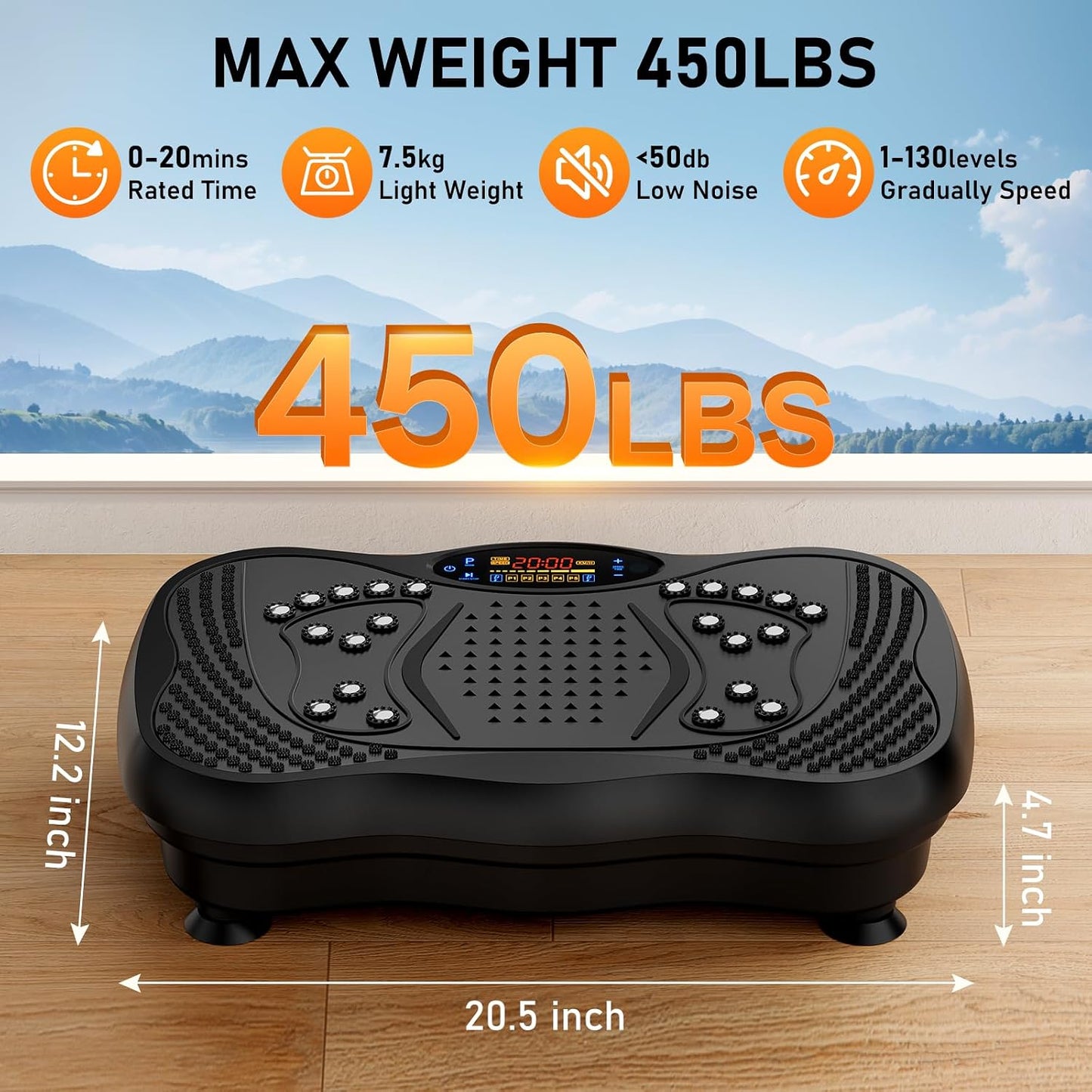Vibration Plate Machine for Full Body Workouts encalife