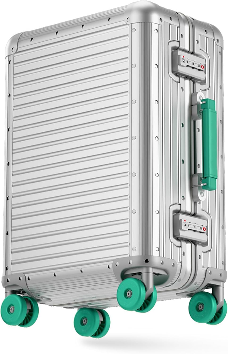 aluminum frame zipperless carry on luggage