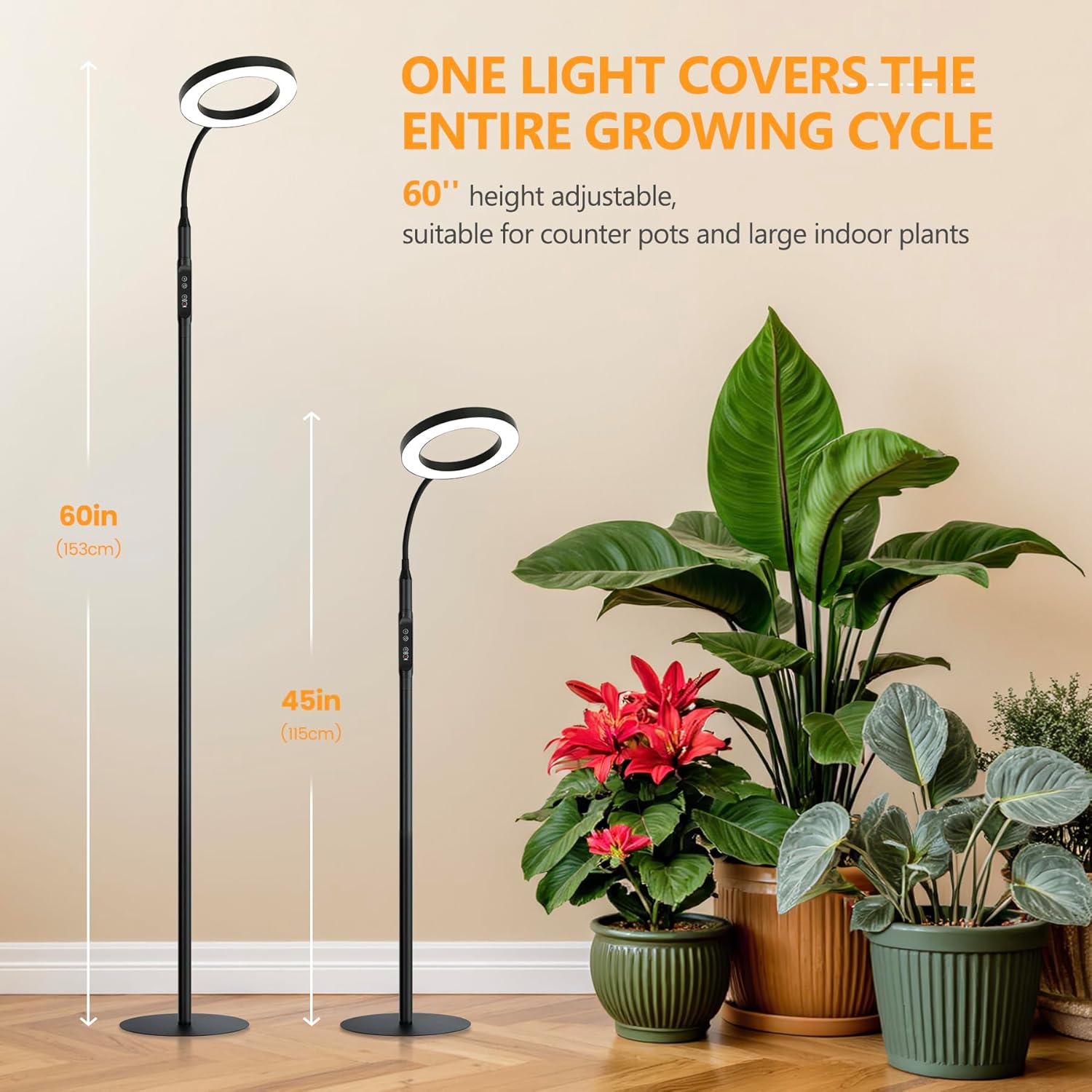 Grow Lights for Indoor Plants with Timer encalife