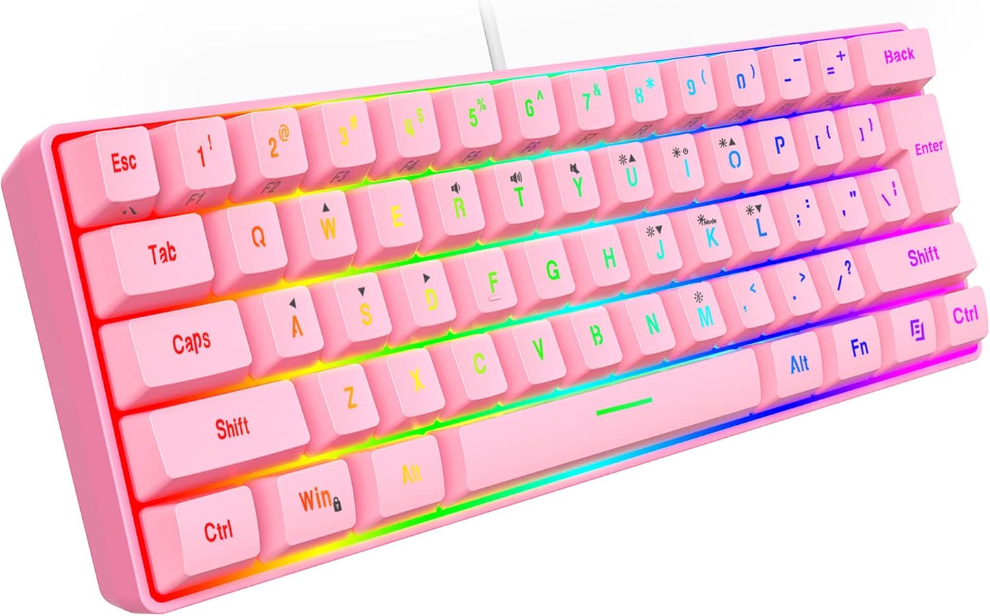 Gaming Keyboard I 60% RGB Wired encalife