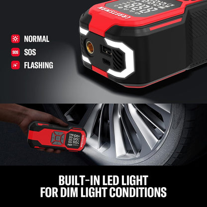 Hybrid Tire Inflator For Fast Roadside Power encalife