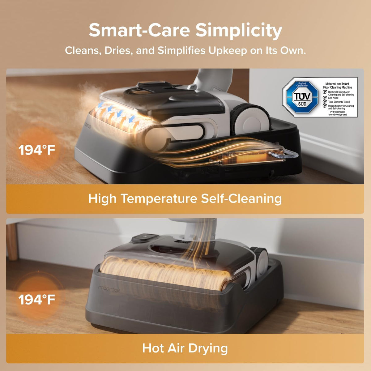 Cordless Wet Dry Floor Cleaner Vacuum Mop encalife