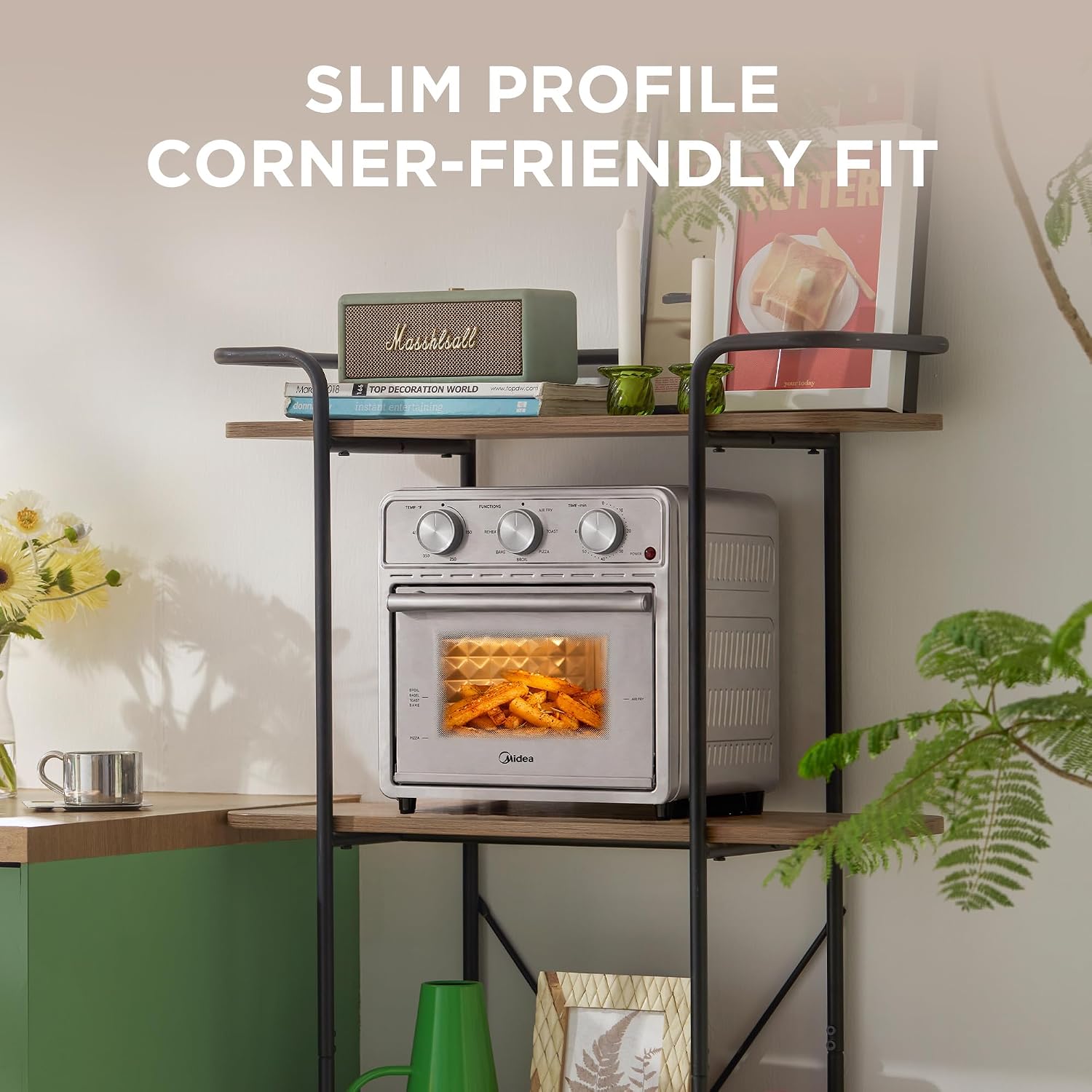 12.7-Quart 6-in-1 Stainless Steel Air Fryer Oven encalife