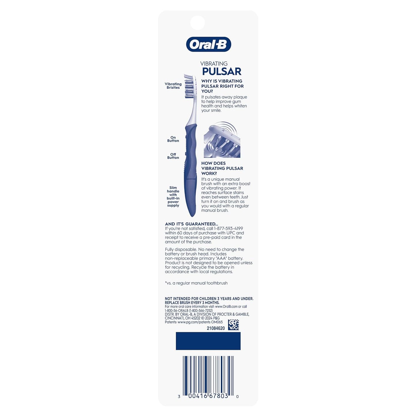 Oral-B Pro-Health Soft Battery Toothbrush encalife