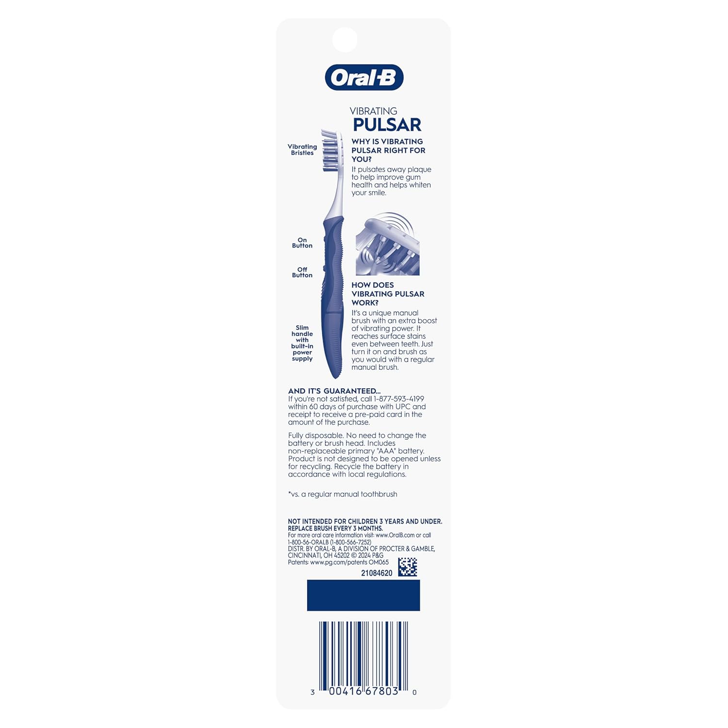 Oral-B Pro-Health Soft Battery Toothbrush encalife
