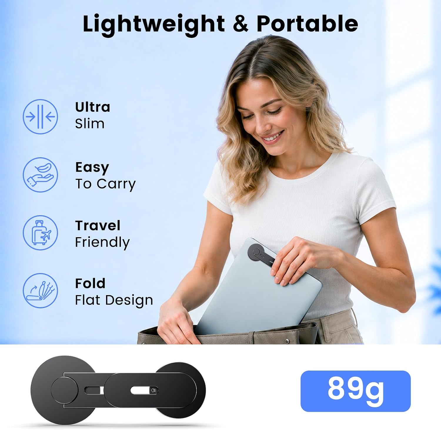 Magnetic Laptop Phone Mount Adjustable MagSafe Holder encalife