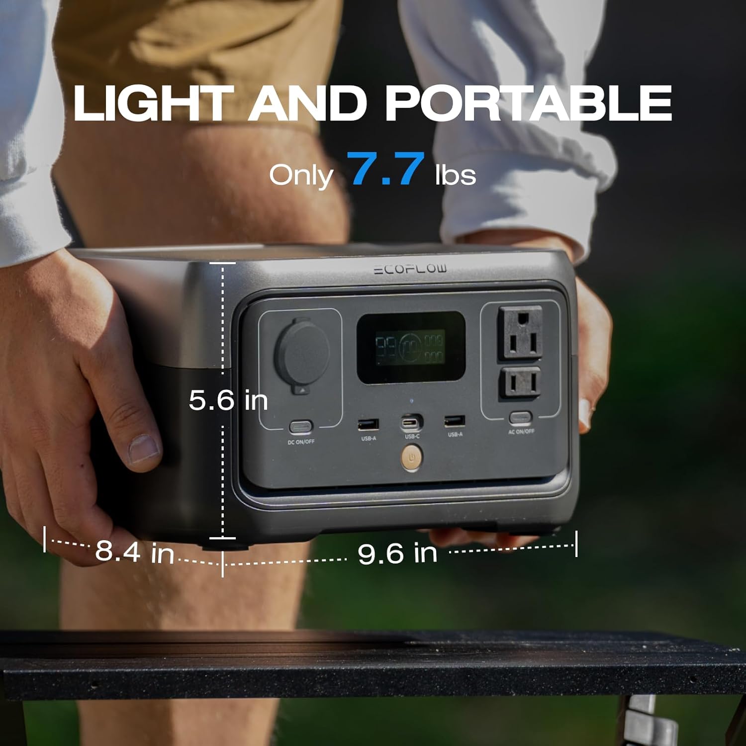 EcoFlow RIVER 2 Portable Power Station 256Wh I Fast Charging encalife