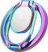 Iridescent double-magnetic MagSafe-compatible phone ring grip and adjustable stand