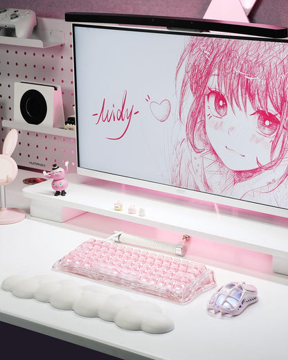 Gaming Crystal RGB Mechanical Keyboard Hot Swappable encalife