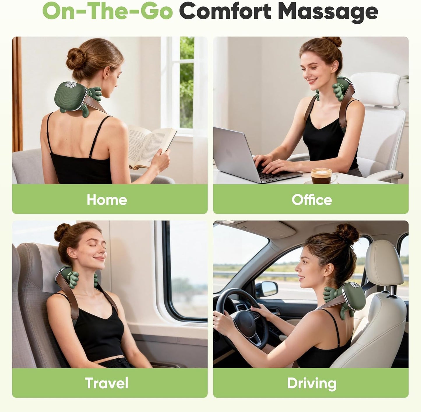 Neck & Shoulder Massager I 4D Heated encalife