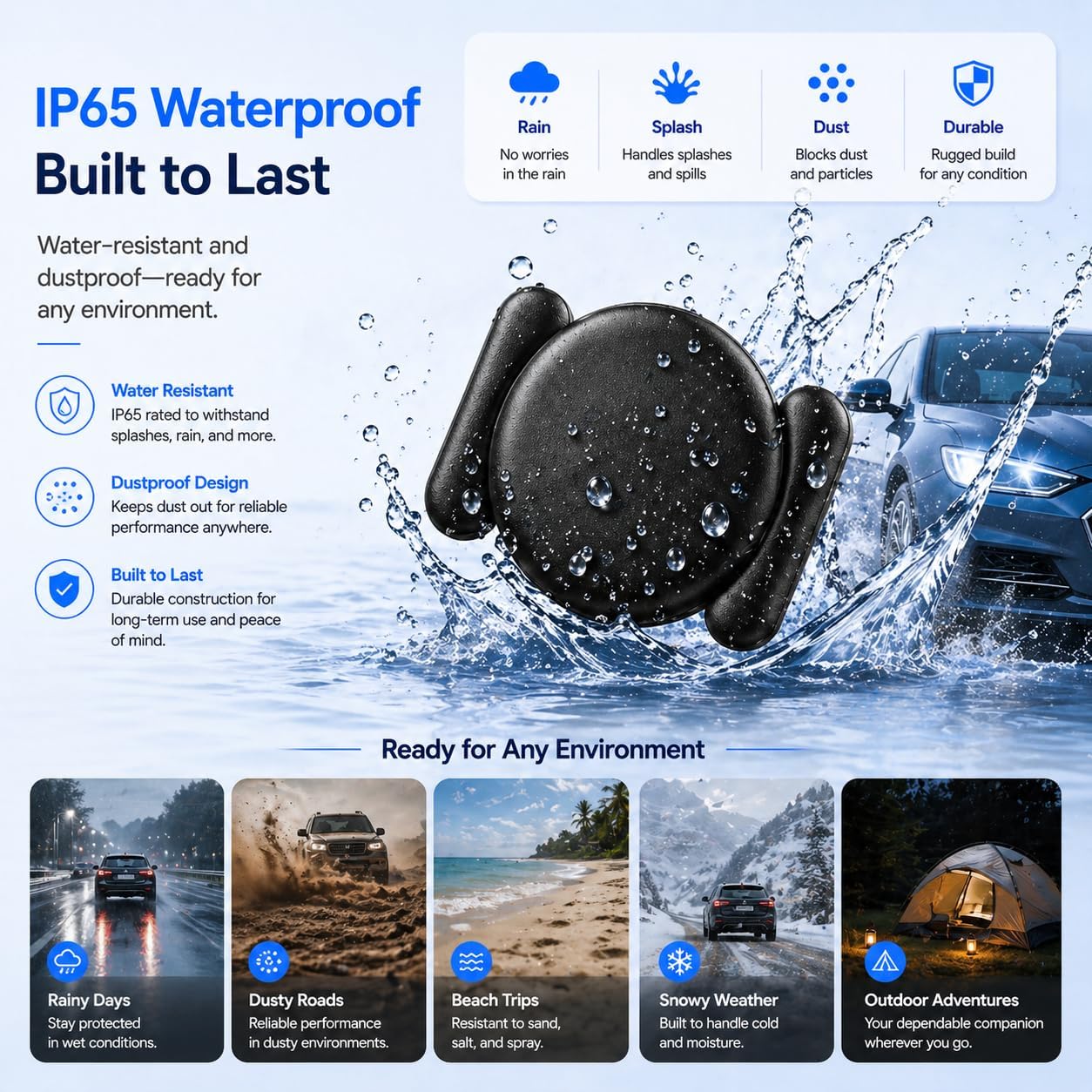 GPS Tracker Real-Time Magnetic Anti-Theft Security encalife