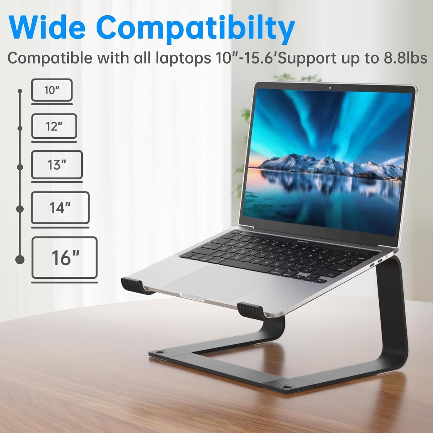 Portable Metal Laptop Stand for Office Desk encalife