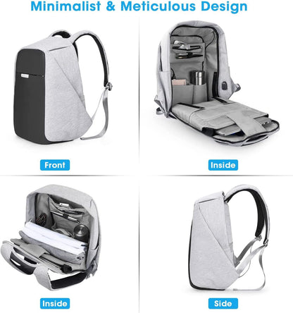 Anti Theft Laptop Backpack With USB encalife