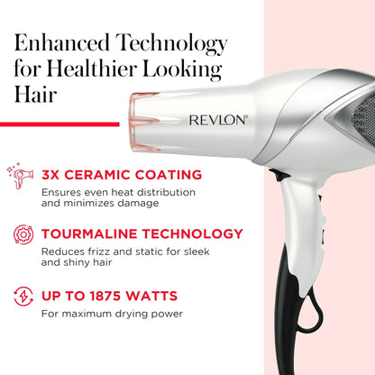 Ionic Infrared Hair Dryer | 1875W Professional Blow Dryer encalife