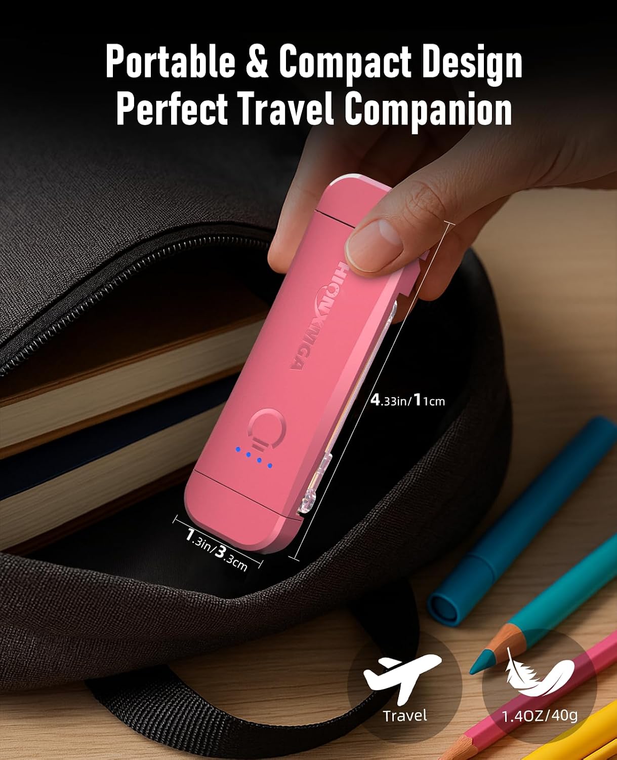 Rechargeable Touch Control Book Light With Memory Function encalife