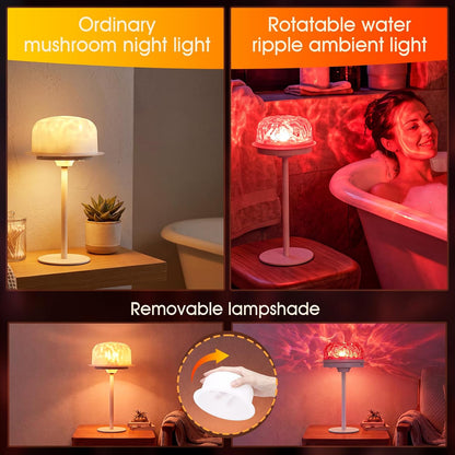 Waterproof RGB Water Ripple Projector Shower Lamp encalife