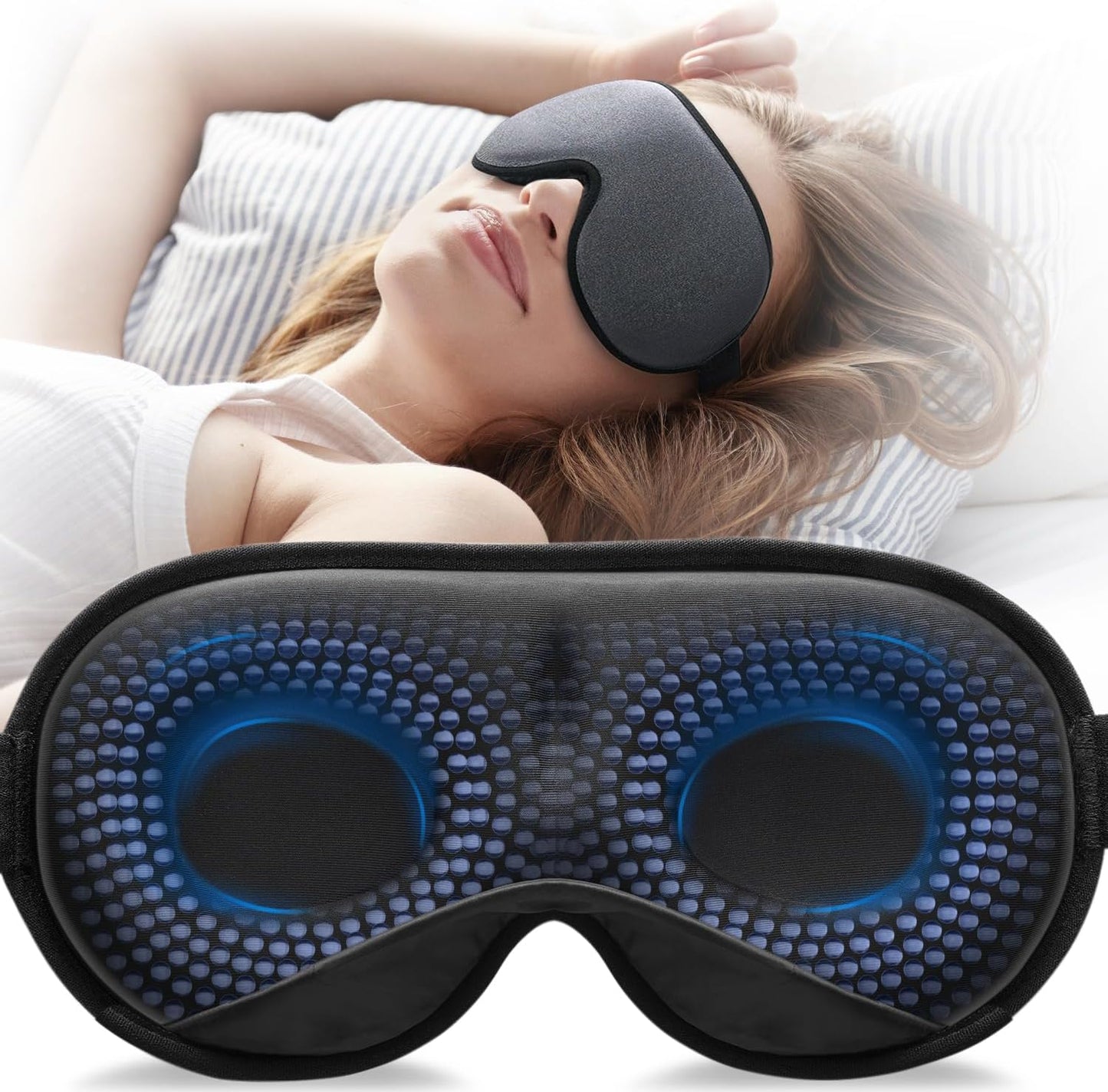 Weighted Sleep Mask for Deeper Restful Sleep encalife