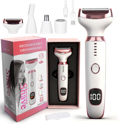 Electric Razor Women Love I 4-in-1 Grooming Kit