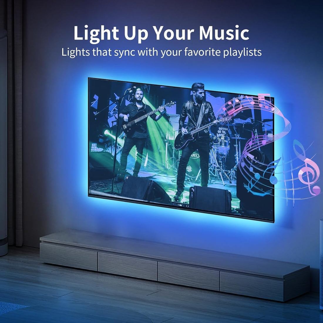 Immersive 16.5FT RGB TV Backlight With Music Sync encalife