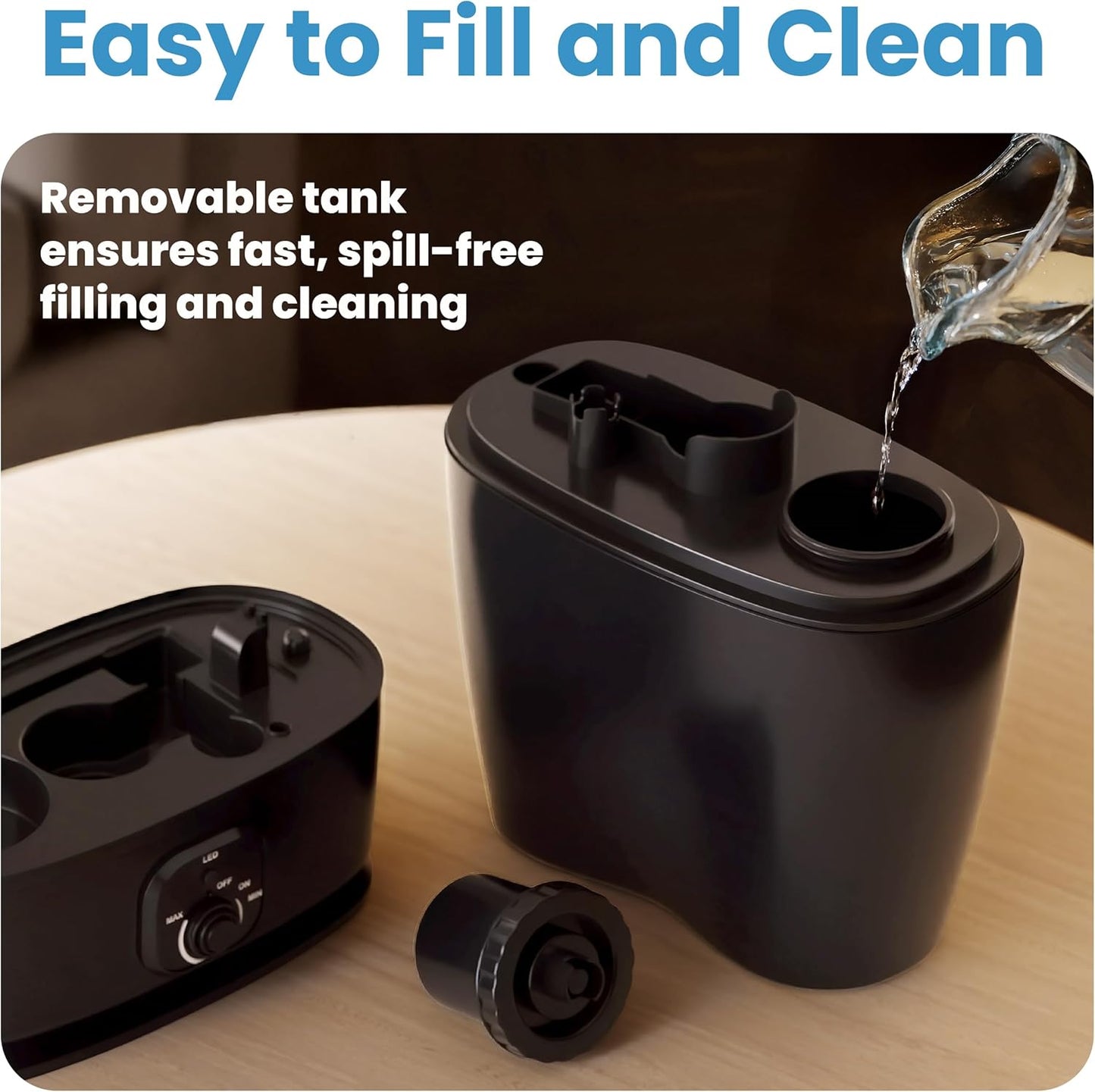 Cool Mist Humidifier | 6L | 50-Hour Runtime encalife