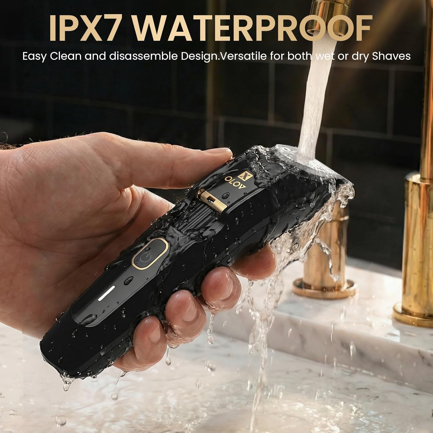 Precision Dial Beard Trimmer Waterproof Grooming Kit encalife