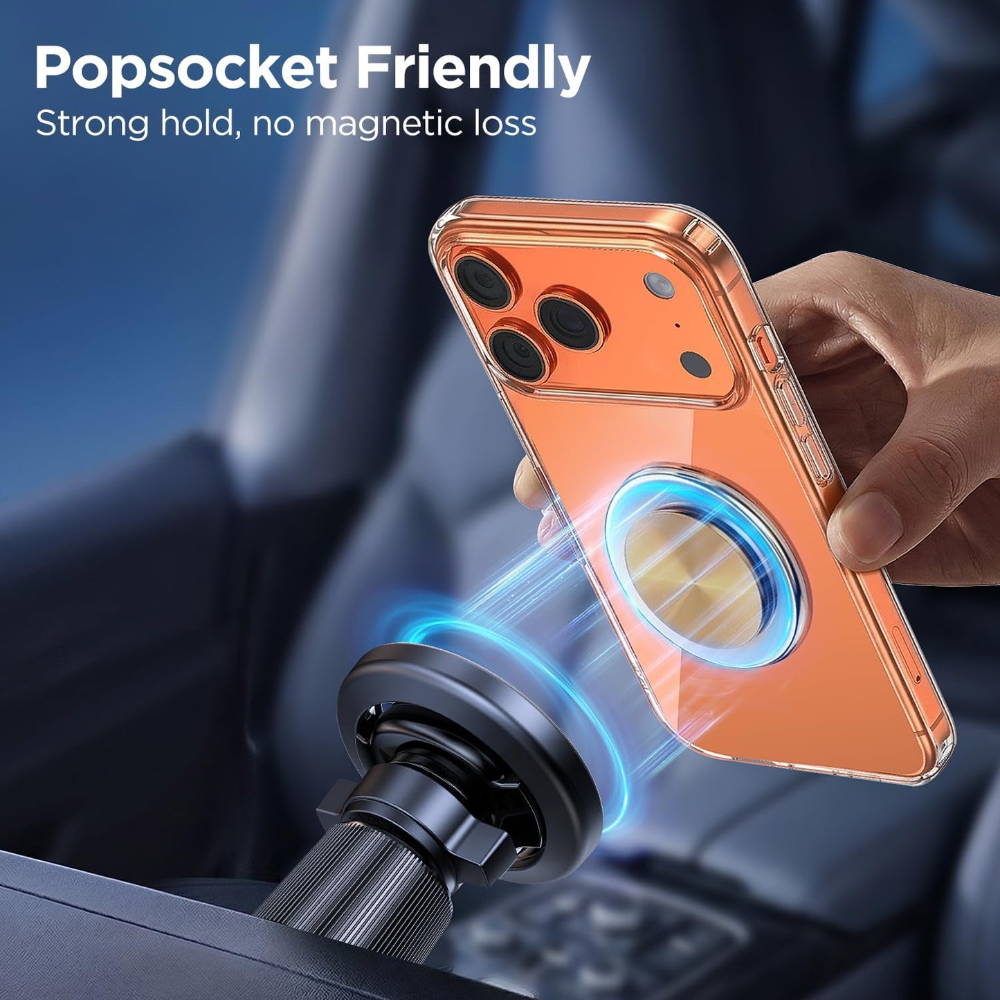 Magnetic MagSafe Car Phone Mount Vent-Safe encalife