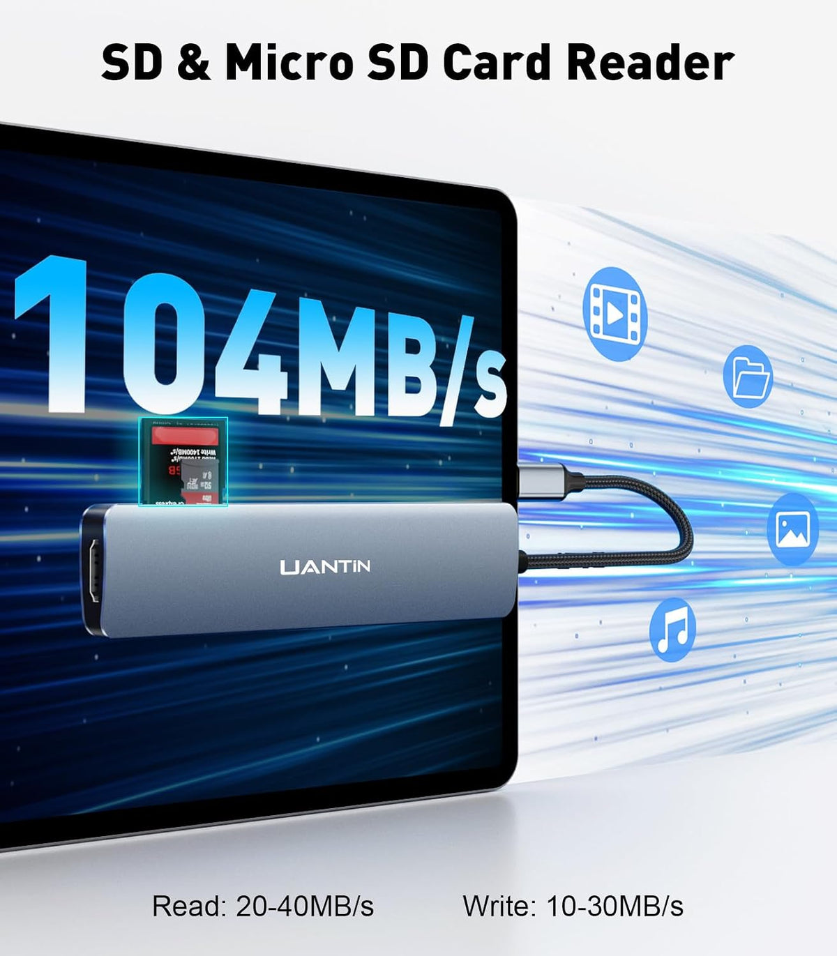 7-in-1 USB C Hub For Laptop Connectivity encalife