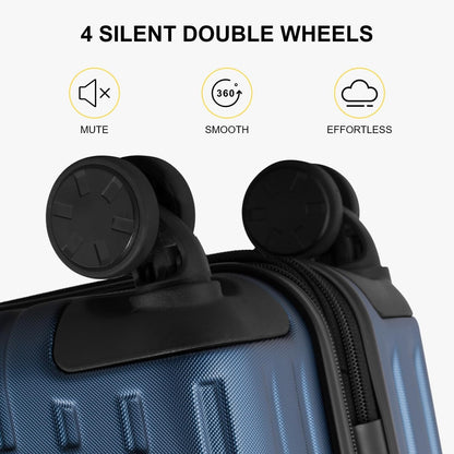 Expandable Carry On luggage With Laptop Compartment encalife