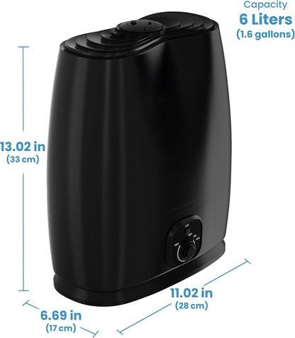 Cool Mist Humidifier | 6L | 50-Hour Runtime encalife