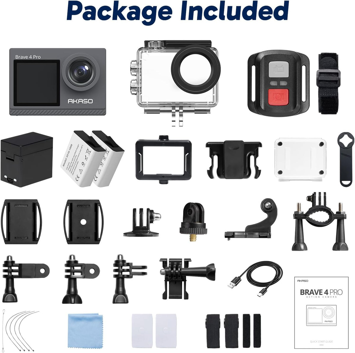4K Underwater Action Camera Waterproof WiFi Camera encalife