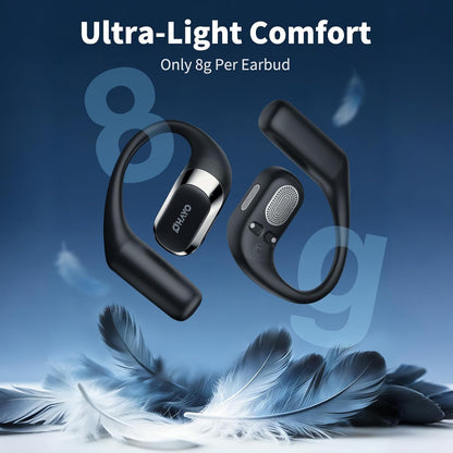 Open Ear Bluetooth Headphones with Display encalife
