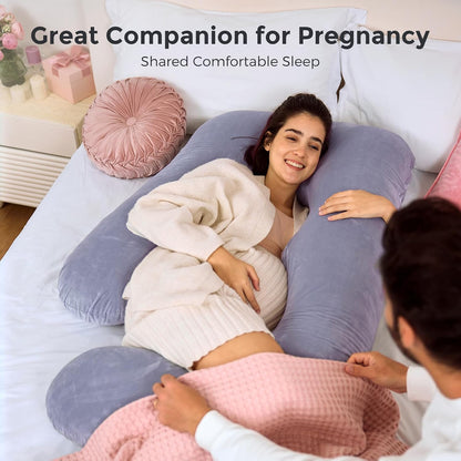 Side Sleeper Full Body Pregnancy Pillow encalife