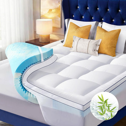 Encalife King Cooling Mattress Topper