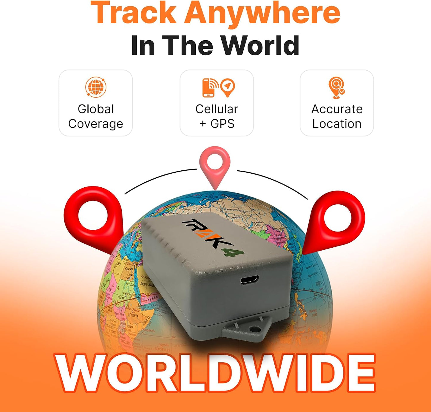 GPS Vehicle Tracker Real-Time 4G Magnetic I Waterproof Asset Tracker encalife
