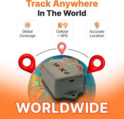 GPS Vehicle Tracker Real-Time 4G Magnetic I Waterproof Asset Tracker encalife