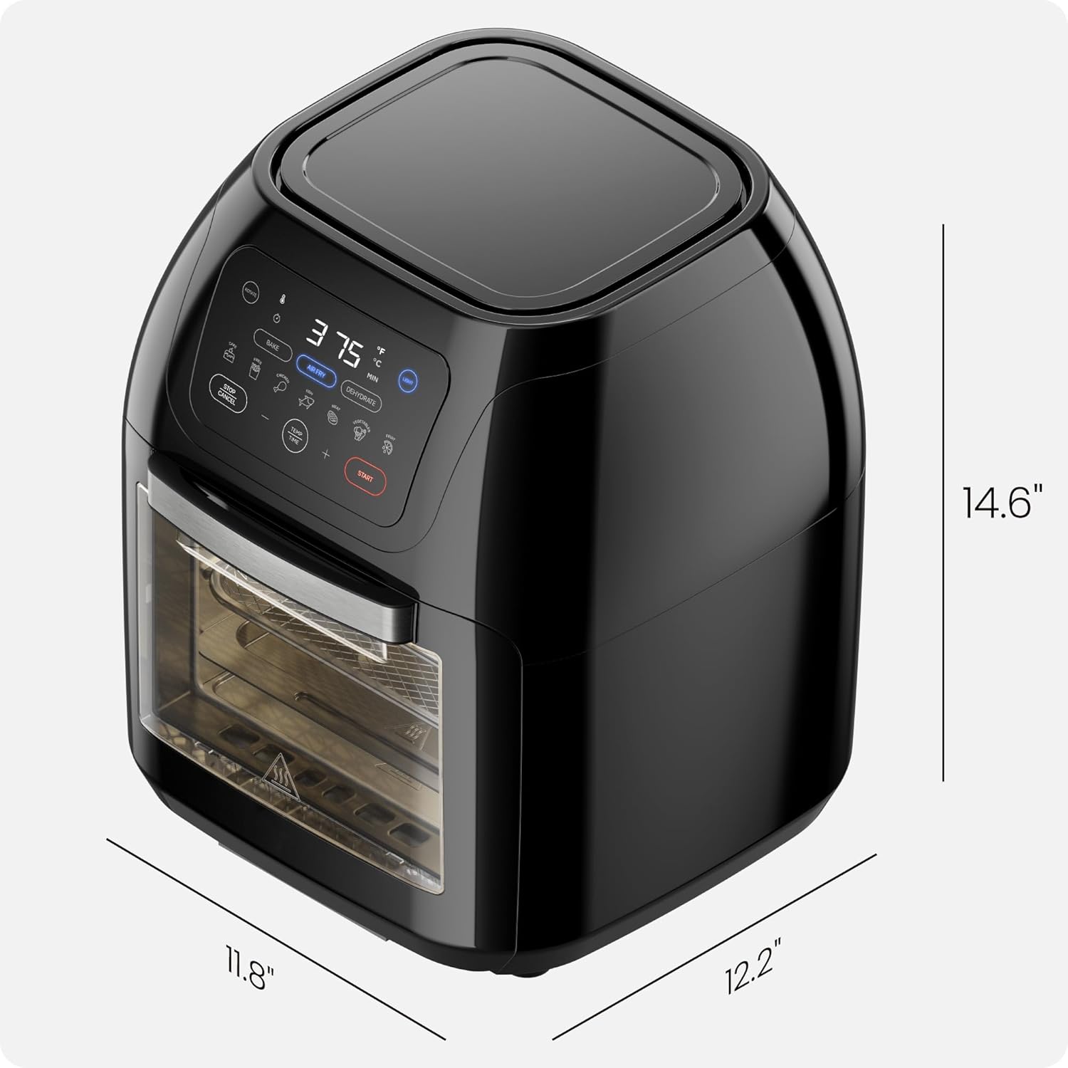 10L Digital Air Fryer Oven I Rotisserie & Dehydrator encalife